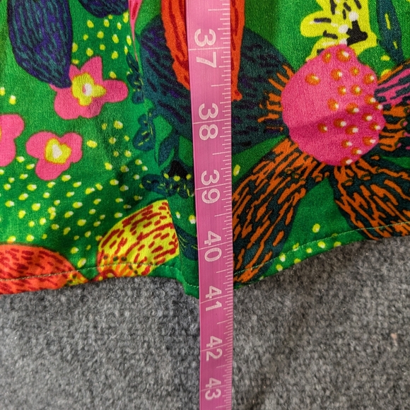 SIENNA SKY Pants Large Wide Bell Bottom Hippie Flower Halloween Costume Cosplay - Picture 6 of 11